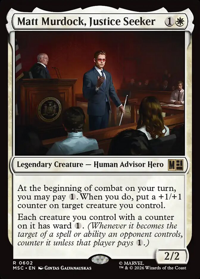 Matt Murdock, Justice Seeker (Marvel Super Heroes Commander)