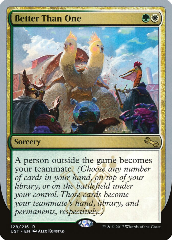 Better Than One (Unstable)
