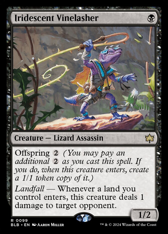 Iridescent Vinelasher (Bloomburrow Promos)