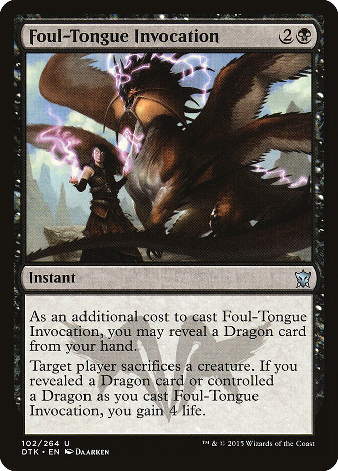 Foul-Tongue Invocation (Dragons of Tarkir)