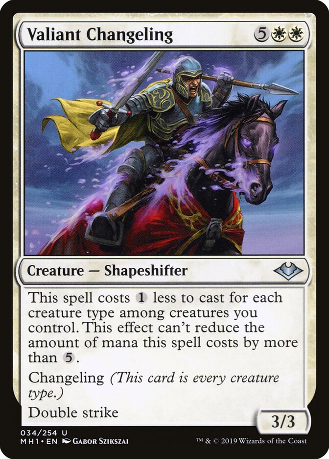 Valiant Changeling (Modern Horizons)