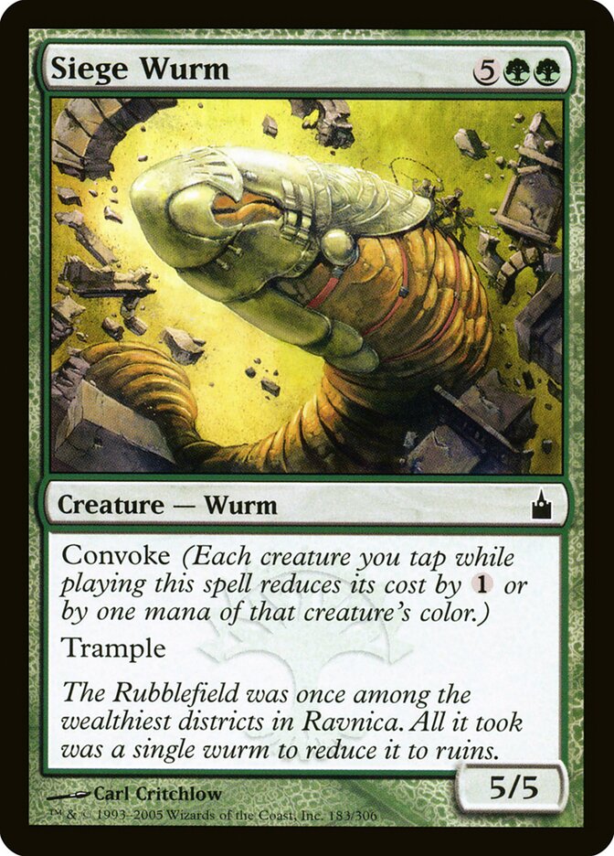 Siege Wurm (Ravnica: City of Guilds)