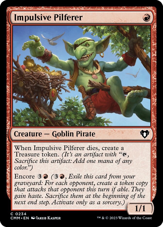 Impulsive Pilferer (Commander Masters)