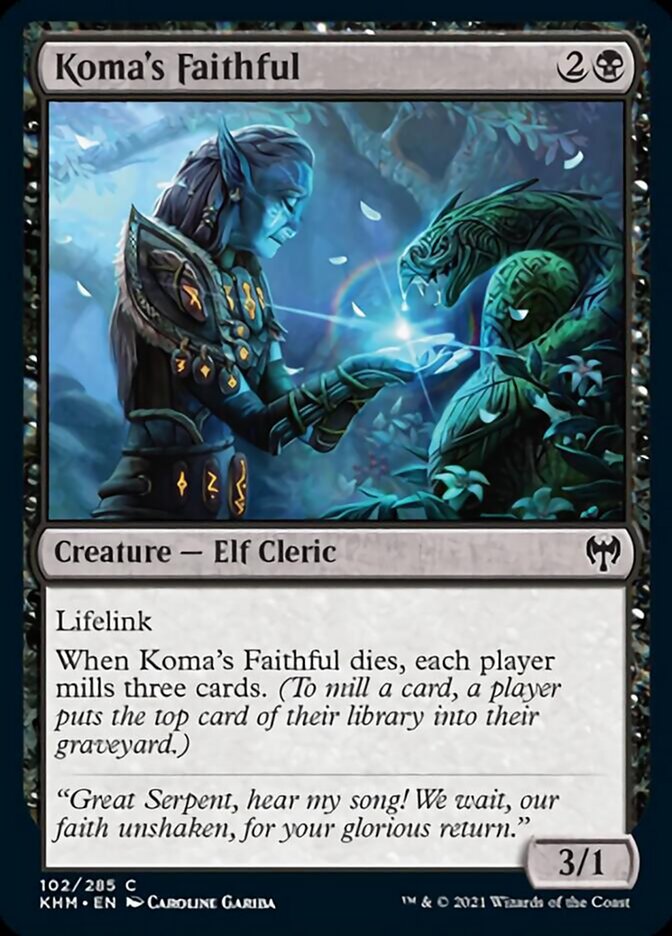 Koma's Faithful (Kaldheim)