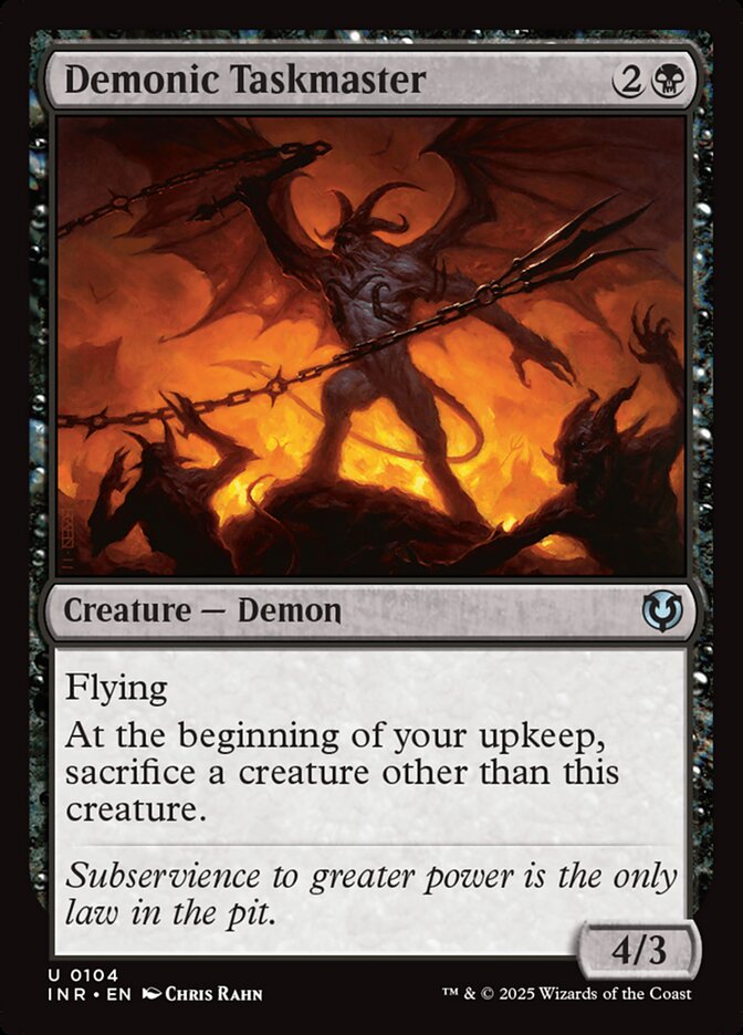 Demonic Taskmaster (Innistrad Remastered)