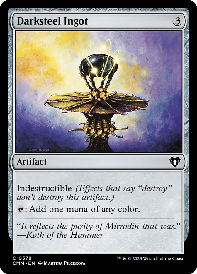 Darksteel Ingot (Commander Masters)