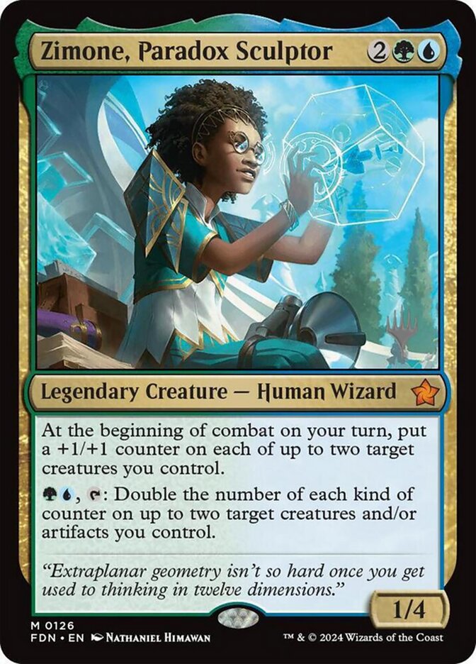 Zimone, Paradox Sculptor (Foundations Promos)