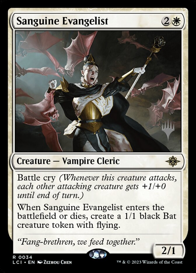 Sanguine Evangelist (The Lost Caverns of Ixalan Promos)
