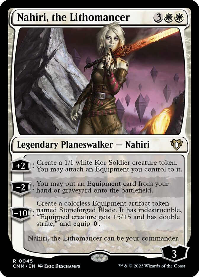 Nahiri, the Lithomancer (Commander Masters)