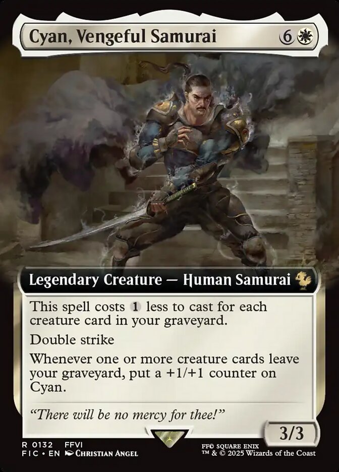 Cyan, Vengeful Samurai (Final Fantasy Commander)