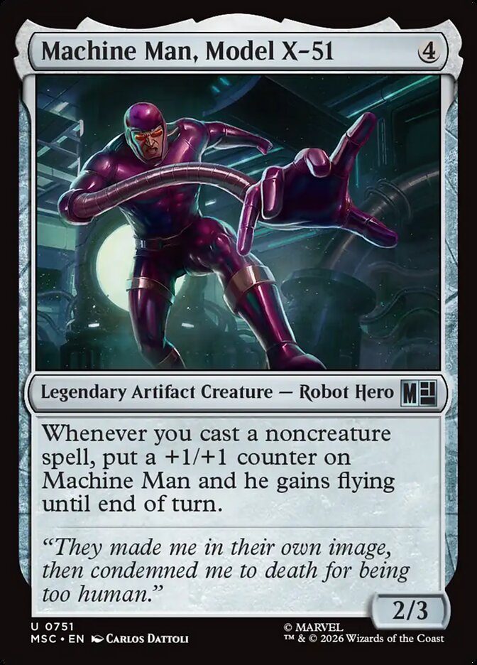 Machine Man, Model X-51 (Marvel Super Heroes Commander)