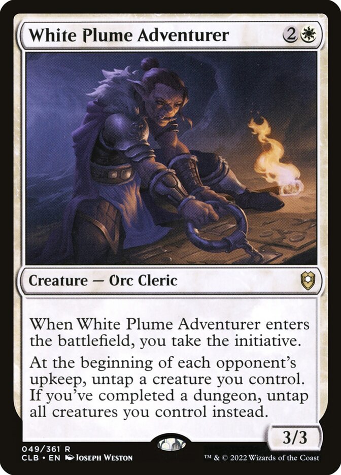 White Plume Adventurer (Commander Legends: Battle for Baldur's Gate)
