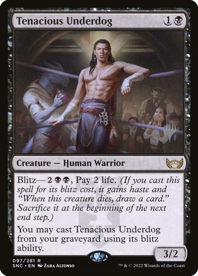 Tenacious Underdog (Streets of New Capenna Promos)