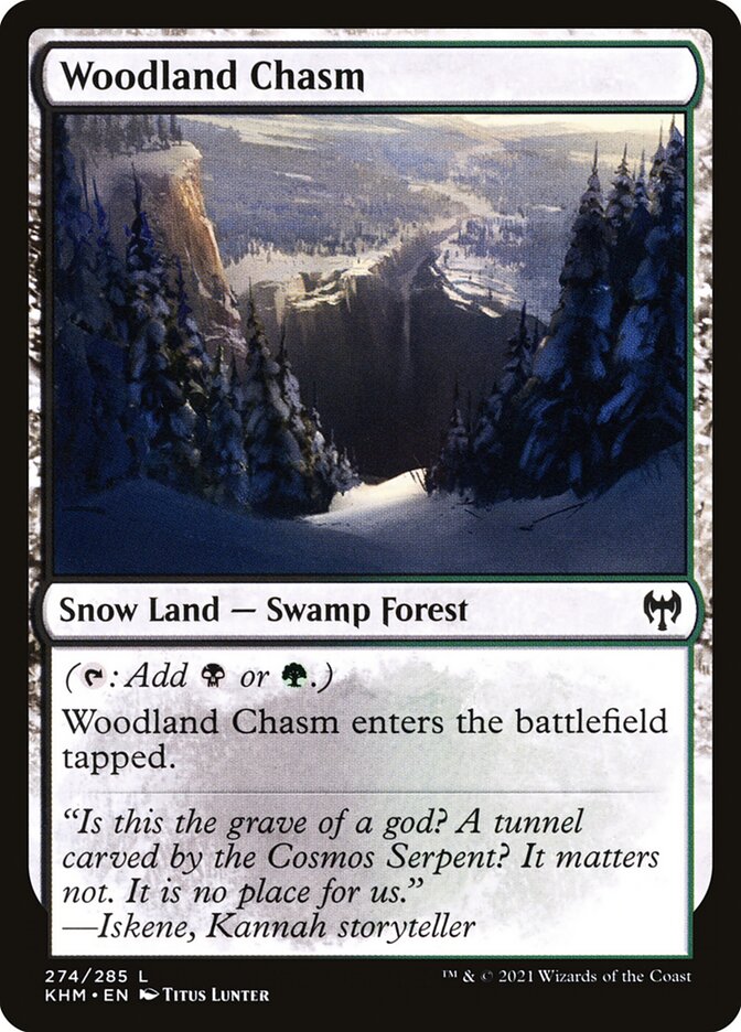 Woodland Chasm (Kaldheim)