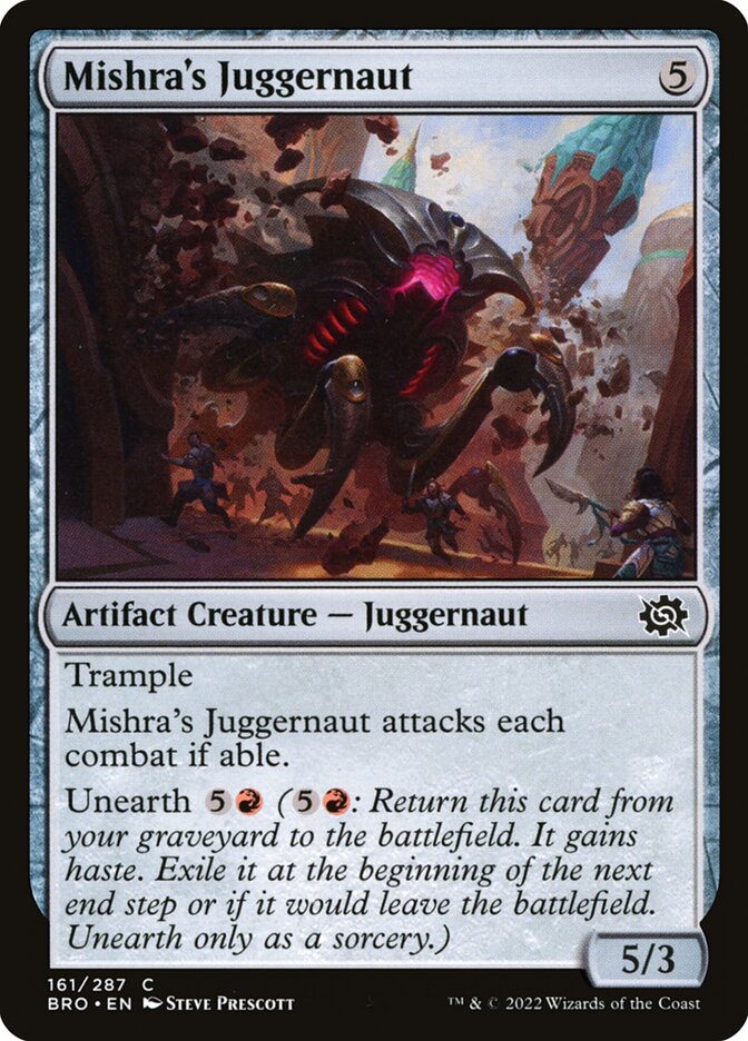 Mishra's Juggernaut (The Brothers' War)