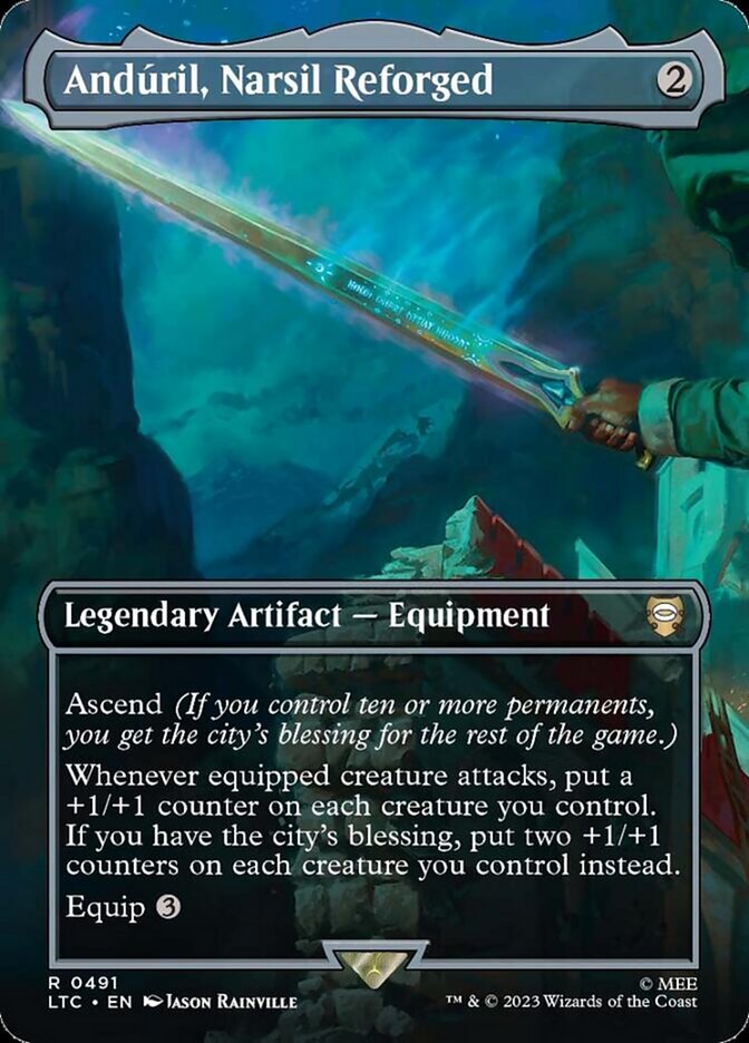 Andúril, Narsil Reforged (Tales of Middle-earth Commander)