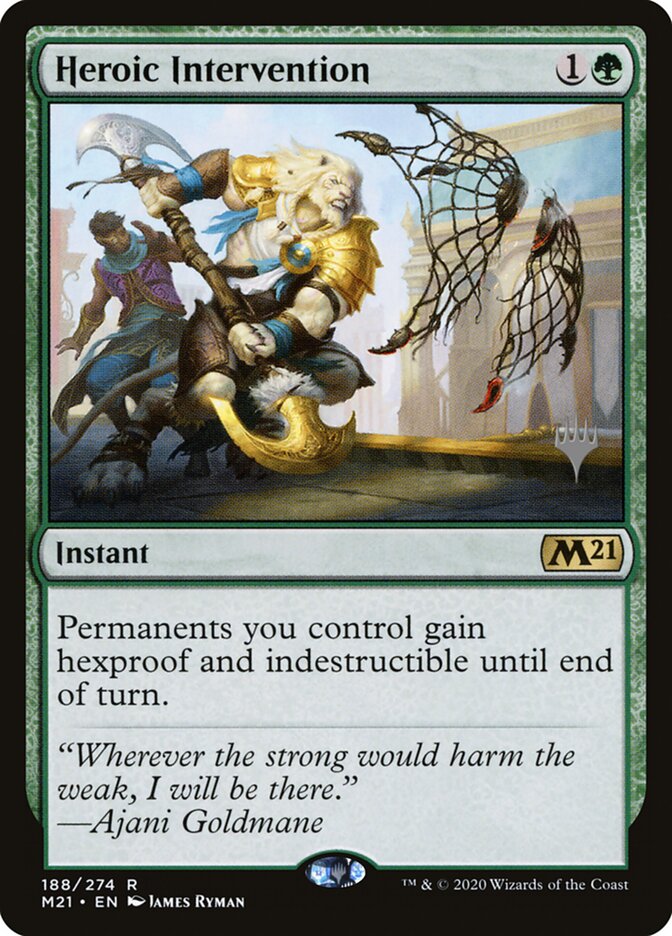 Heroic Intervention (Core Set 2021 Promos)