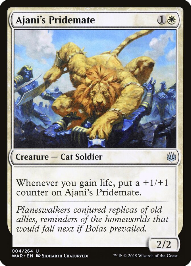 Ajani's Pridemate (War of the Spark)