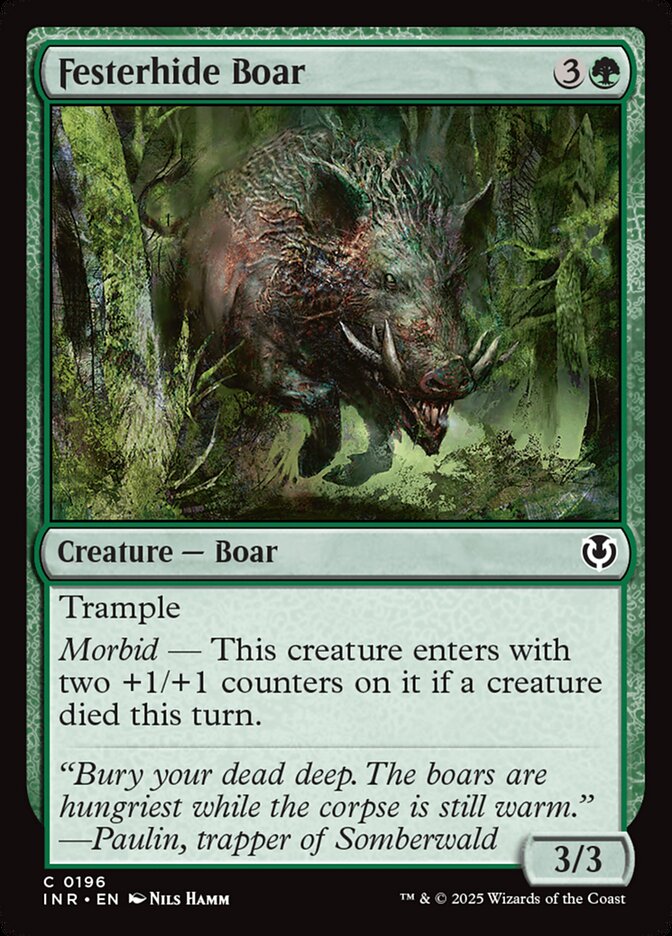 Festerhide Boar (Innistrad Remastered)