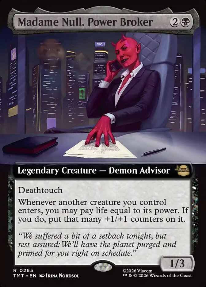 Madame Null, Power Broker (Teenage Mutant Ninja Turtles)