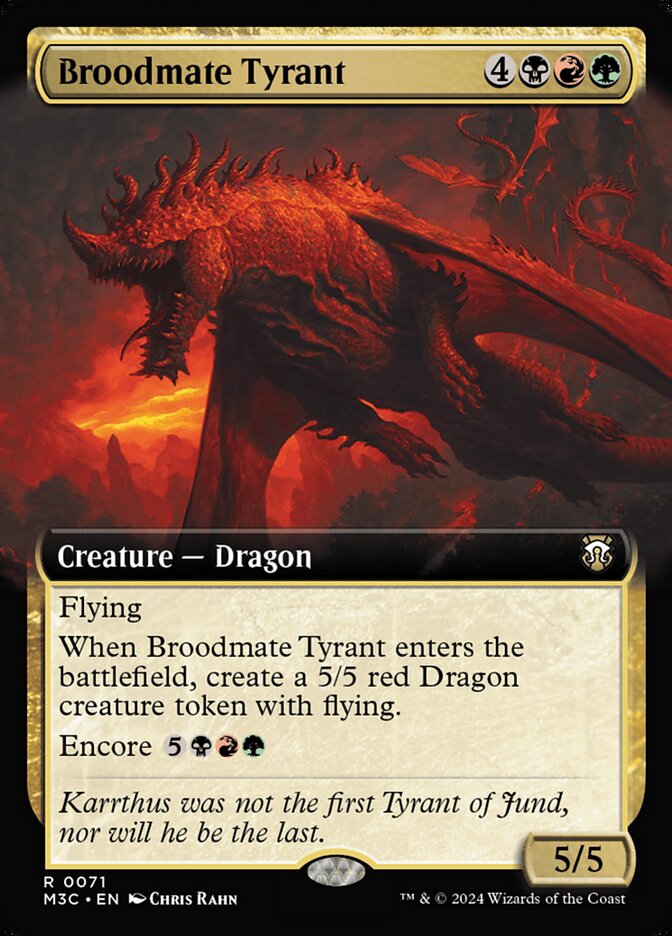Broodmate Tyrant (Modern Horizons 3 Commander)