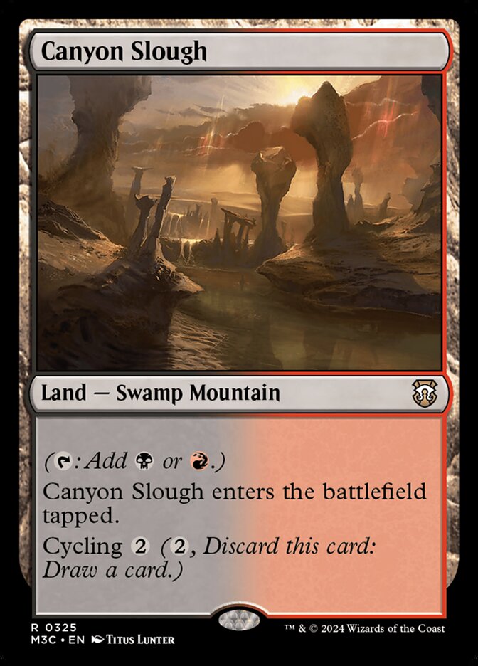 Canyon Slough (Modern Horizons 3 Commander)