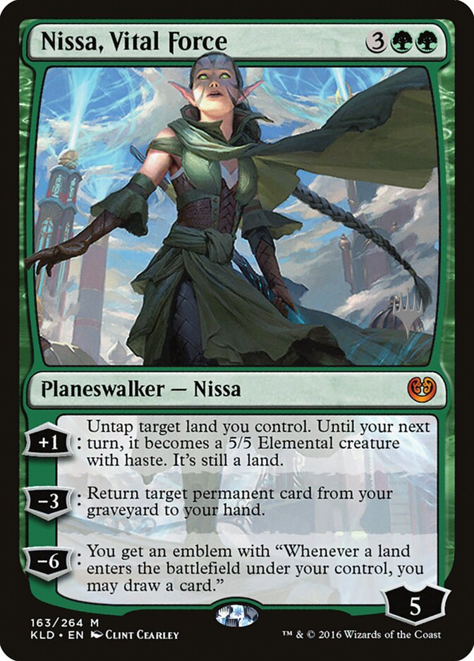 Nissa, Vital Force (Kaladesh Promos)