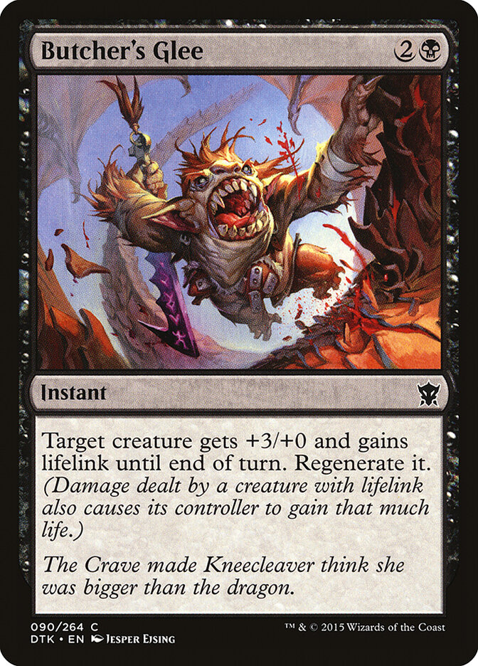 Butcher's Glee (Dragons of Tarkir)
