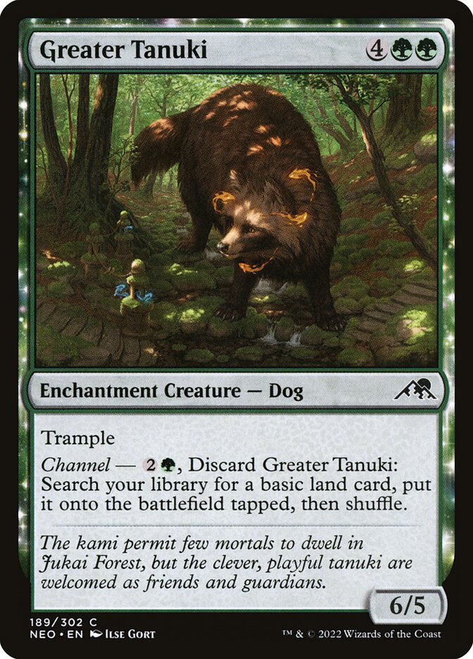 Greater Tanuki (Kamigawa: Neon Dynasty)