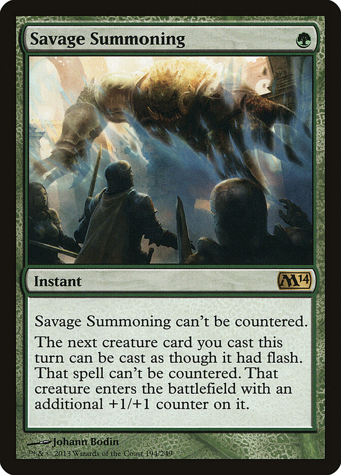 Savage Summoning (Magic 2014)