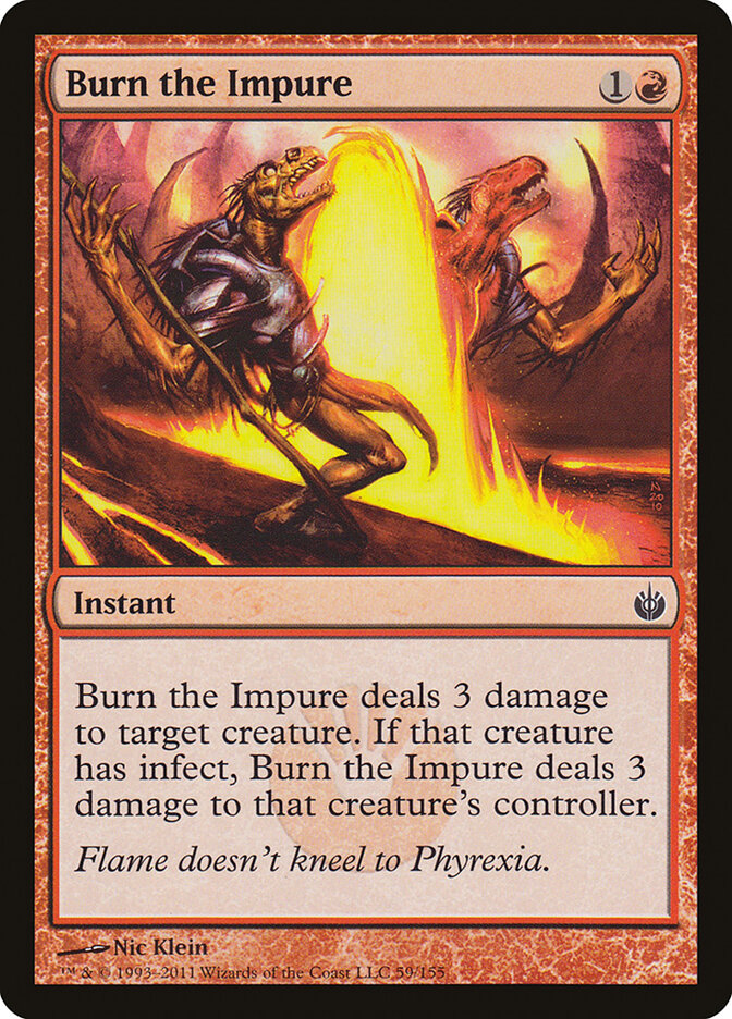 Burn the Impure (Mirrodin Besieged)