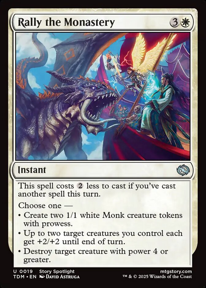 Rally the Monastery (Tarkir: Dragonstorm)