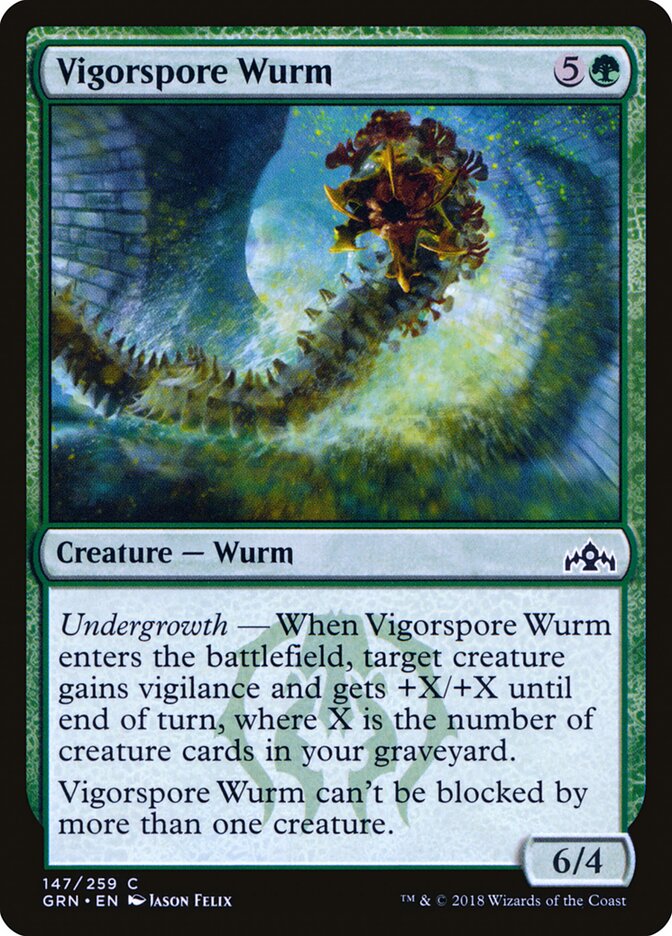 Vigorspore Wurm (Guilds of Ravnica)