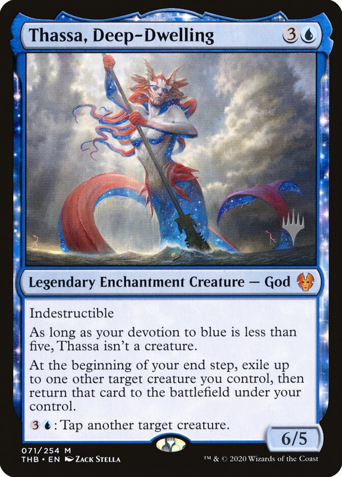 Thassa, Deep-Dwelling (Theros Beyond Death Promos)
