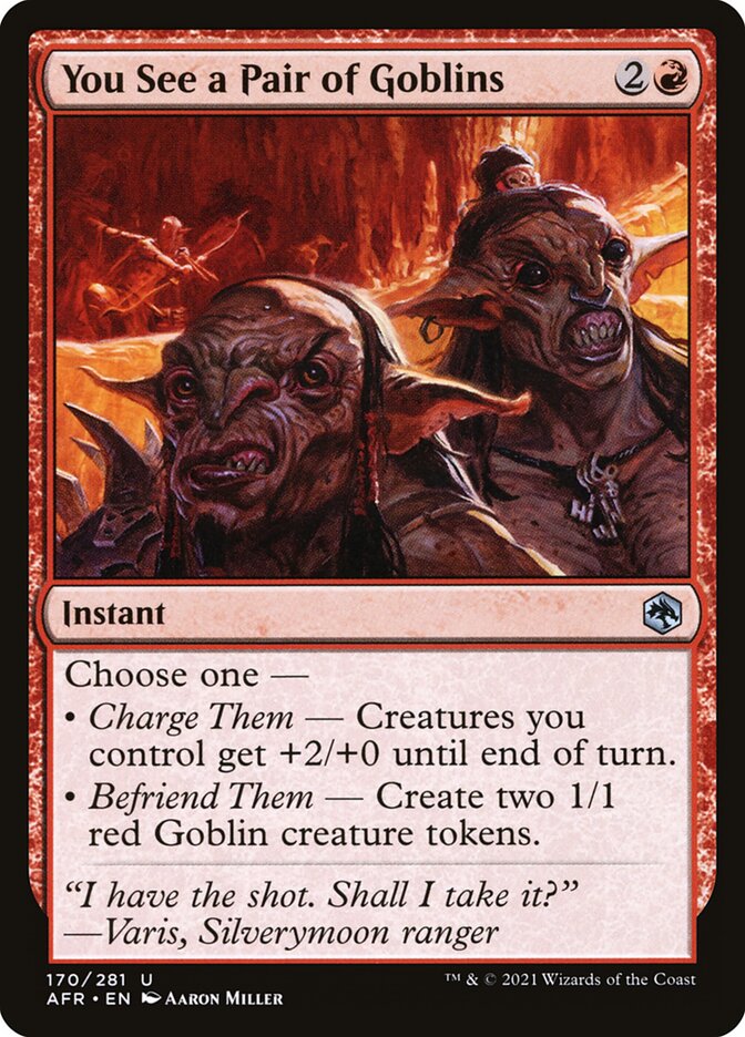 You See a Pair of Goblins (Adventures in the Forgotten Realms)
