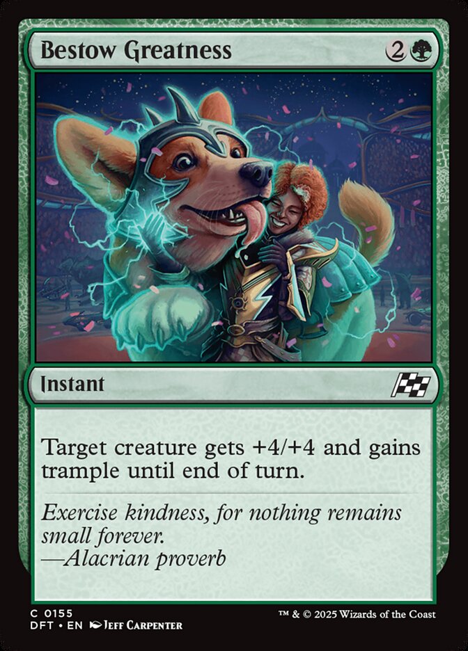 Bestow Greatness (Aetherdrift)