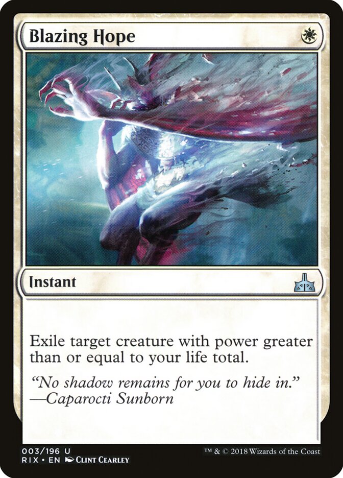 Blazing Hope (Rivals of Ixalan)