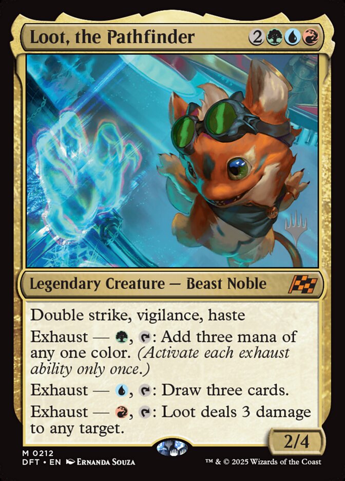 Loot, the Pathfinder (Aetherdrift Promos)