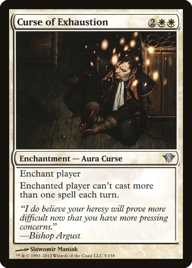 Curse of Exhaustion (Dark Ascension)