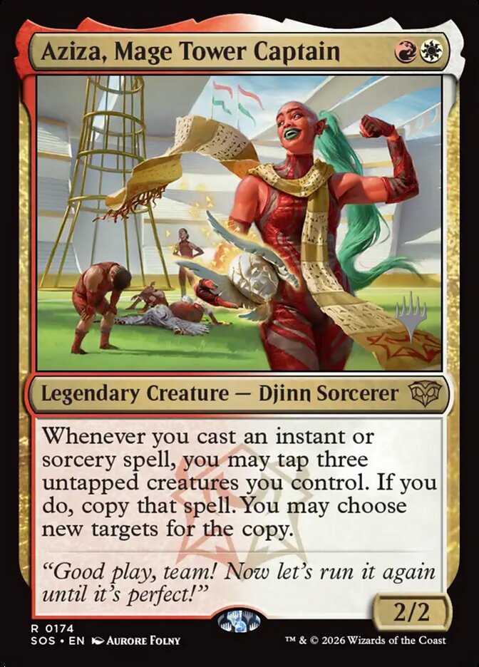 Aziza, Mage Tower Captain (Secrets of Strixhaven Promos)