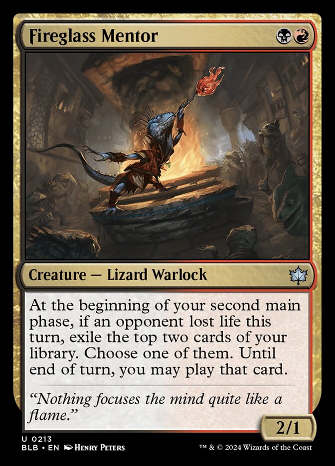 Fireglass Mentor (Bloomburrow)