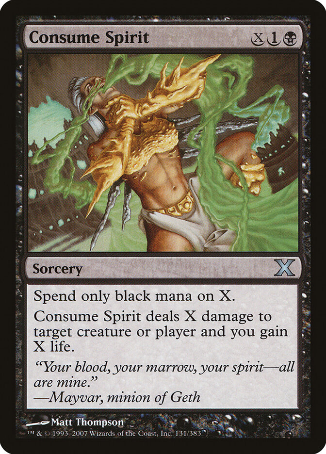 Consume Spirit (Tenth Edition)
