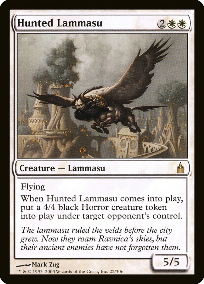 Hunted Lammasu (Ravnica: City of Guilds)