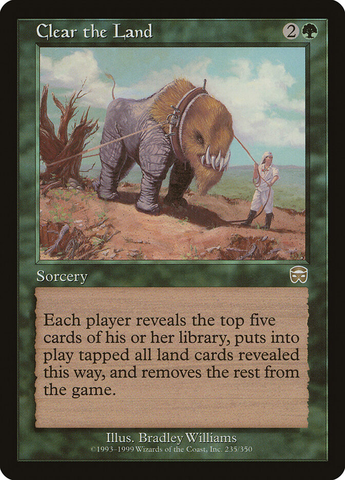 Clear the Land (Mercadian Masques)