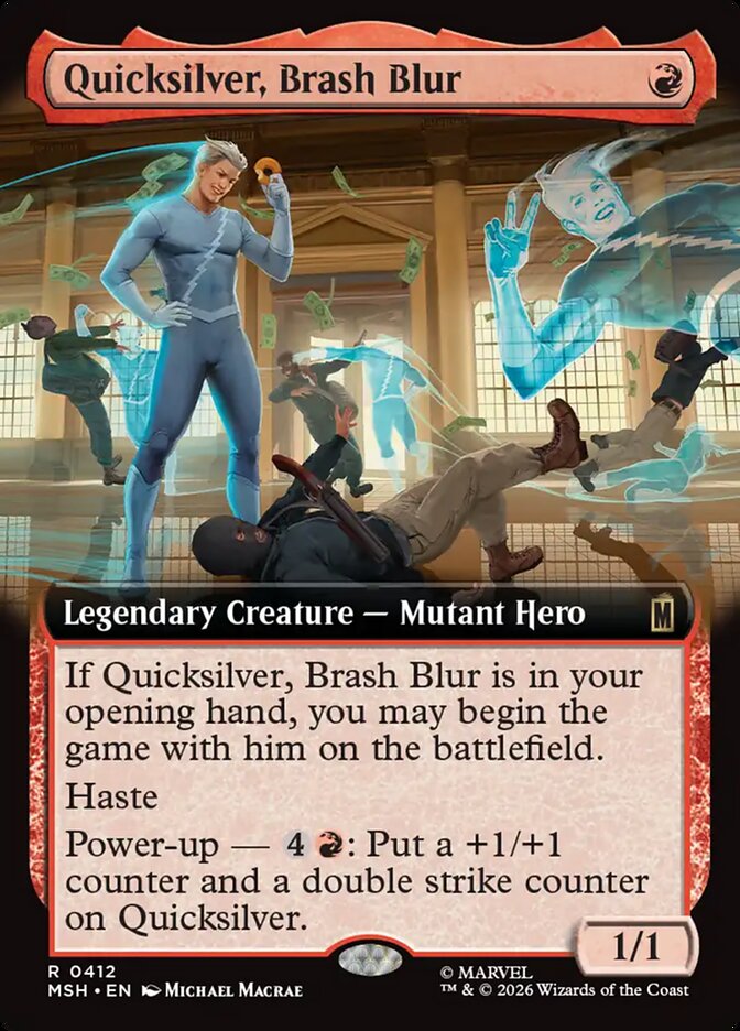 Quicksilver, Brash Blur (Marvel Super Heroes)