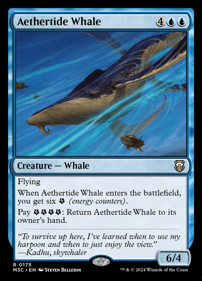 Aethertide Whale (Modern Horizons 3 Commander)