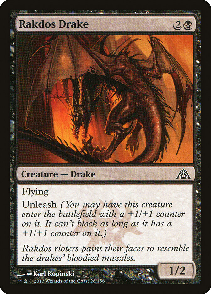 Rakdos Drake (Dragon's Maze)