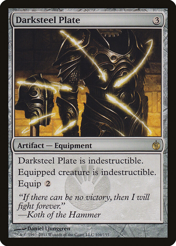 Darksteel Plate (Mirrodin Besieged)