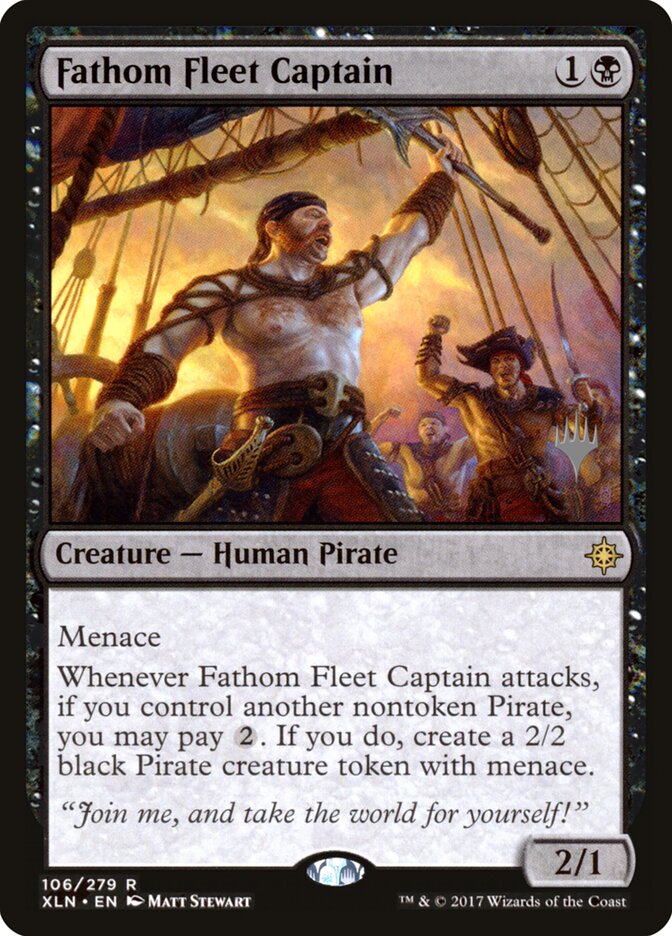 Fathom Fleet Captain (Ixalan Promos)