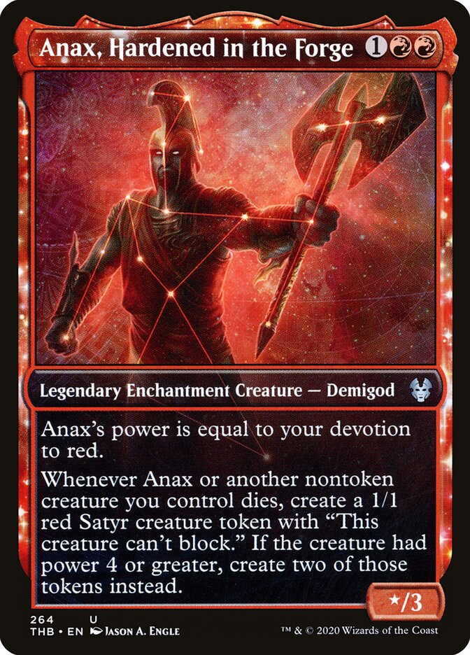 Anax, Hardened in the Forge (Theros Beyond Death)